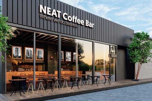 neat coffee bar